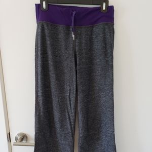 Retro Cropped Wide Leg Yoga Pants